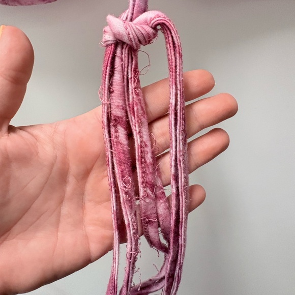 SHEIN Sz 0XL Pink Tie-Dye Ruched Crop Top - Picture 6 of 9